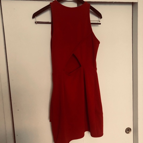 Dolce Vita Red Cotton Dress - Size M - Picture 4 of 9